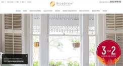 Desktop Screenshot of broadview-blinds.co.uk