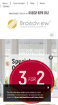 Mobile Screenshot of broadview-blinds.co.uk